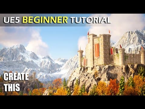 Unreal Engine 5 Beginner Tutorial - UE5 Starter Course thumbnail