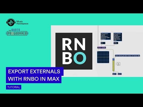 Export externals with RNBO in Max thumbnail