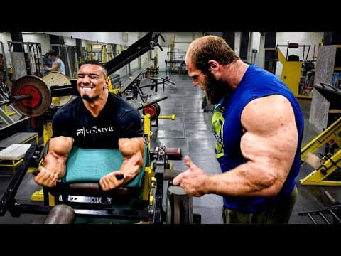 Andrey Smaev the 330lb Russian Hulk INSANE arm workout! thumbnail
