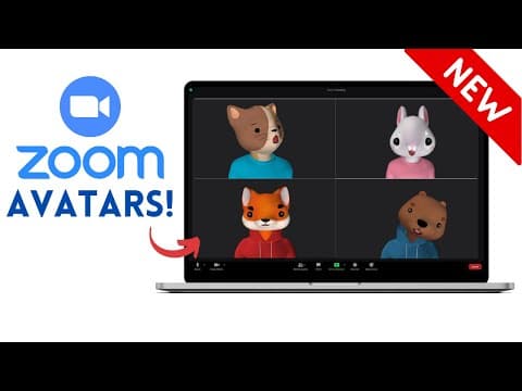 How To Use Zoom Avatars! thumbnail