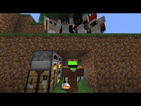 Minecraft Speedrunner VS 4 Hunters FINALE REMATCH thumbnail