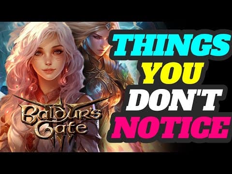 The Hidden Genius of Baldur's Gate 3 thumbnail
