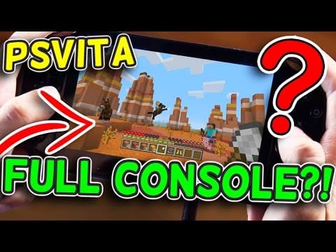 Minecraft on the PSVita?! -  A Short Review thumbnail
