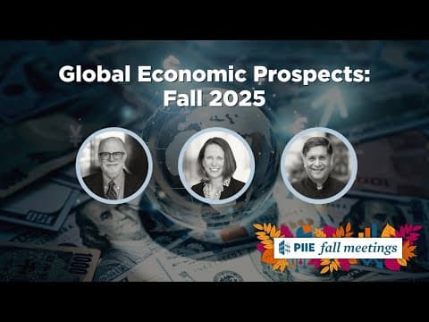 Global Economic Prospects: Fall 2025 thumbnail