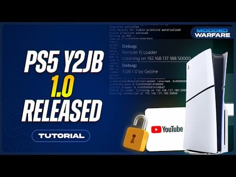 Get your PS5 ready for the YouTube Jailbreak with Y2JB 1.0! thumbnail