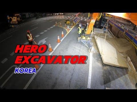 영웅건기 엥콘틸트로테이터(engcon tiltrotator)활용 지역난방300A 되메우기, 가시설인발 및 터파기작업 part.4 thumbnail