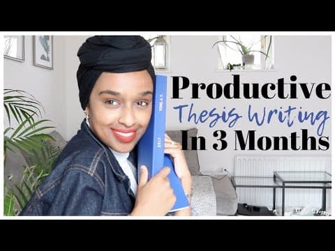 How to Write a PhD Thesis You Love in Just 3 Months thumbnail