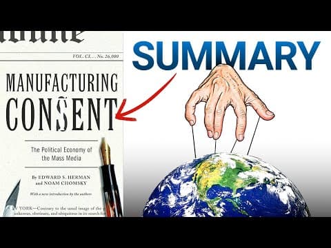 Manufacturing Consent Summary (Animated) — Why We Can't Trust the Media & How They Became Corrupted thumbnail