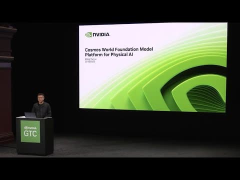 An Introduction to NVIDIA Cosmos World Foundational Models | NVIDIA GTC 2025 thumbnail