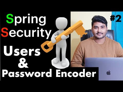 Spring Security Basics: Create Users & Password Encoder | NoopVsBcrypt | Spring Security full course thumbnail