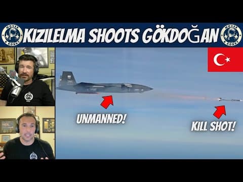 Turkish Kizilelma Drone Shoots Down Jet — US Fighter Pilots React thumbnail