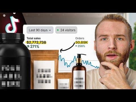 From $0 to $10m/year with Supplements (TikTok Shop) thumbnail
