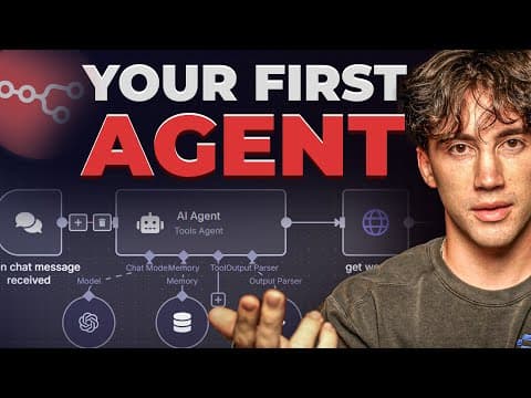 How to Build AI Agents in n8n for Beginners! (Full n8n Guide) thumbnail