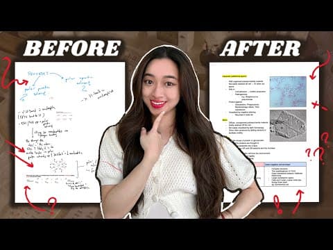 how to take NOTES that will score you an A+ in exams ✍️ | free Notion template thumbnail