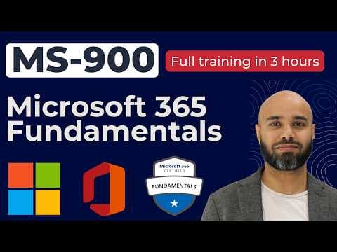 MS-900 Full Course | Microsoft 365 Fundamentals Certification Training thumbnail