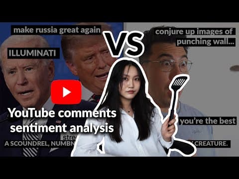 The comments sections are WILD | YouTube sentiment analysis - Data science project for beginners thumbnail