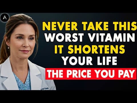 Seniors, 4 WORST Vitamins You Should NEVER Take and 4 You MUST Take Daily | Senior Health Tips thumbnail