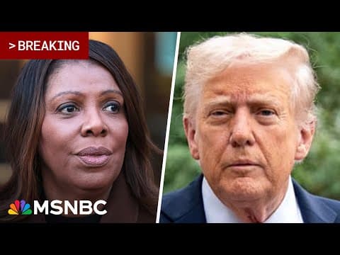BREAKING: NY AG Leticia James INDICTED by Trump DOJ thumbnail