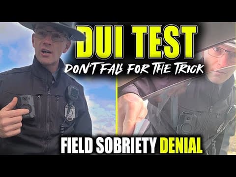 How To Refuse A DUI Test | Cop Gets Owned And Dismissed thumbnail