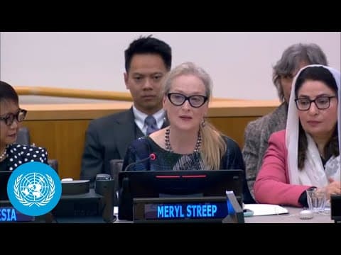 Meryl Streep on the Inclusion of Women in the Future of Afghanistan | United Nations thumbnail