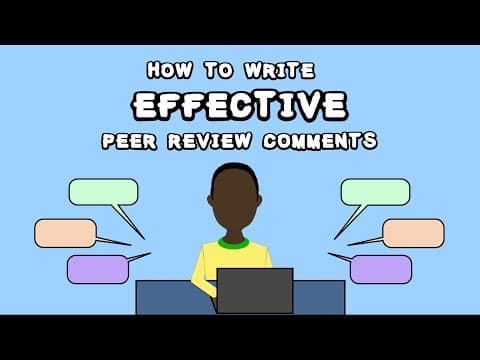 How to Write Effective Peer Review Comments thumbnail