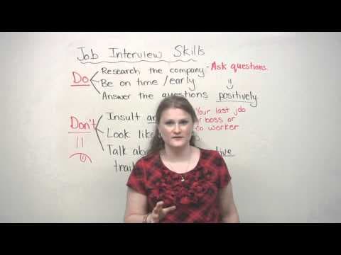 Job Interview Skills - DOs and DON'Ts thumbnail