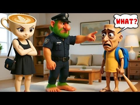 Tung Tung SAHUR Got ARRESTED Because BALLERINA CAPPUCCINA'S ACCUSATION | funny horror animation thumbnail
