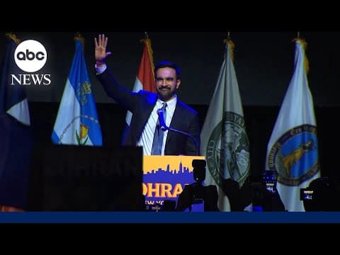 FULL SPEECH: Zohran Mamdani's victory speech following historic NYC mayoral win thumbnail
