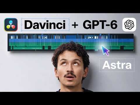 How does Astra edit videos with AI in DaVinci Resolve? thumbnail
