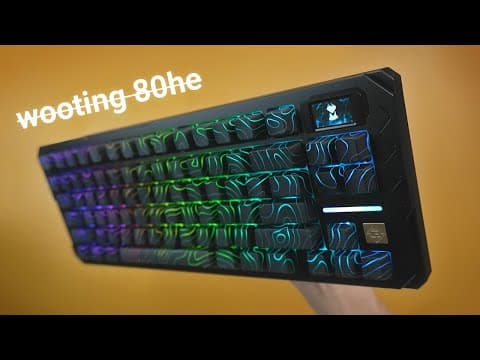 This DELETES the Wooting 80HE... (Sikakeyb HM80 HE Aluminum Review) thumbnail
