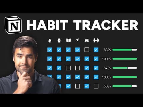 How to Build a Habit Tracker in Notion from Scratch thumbnail