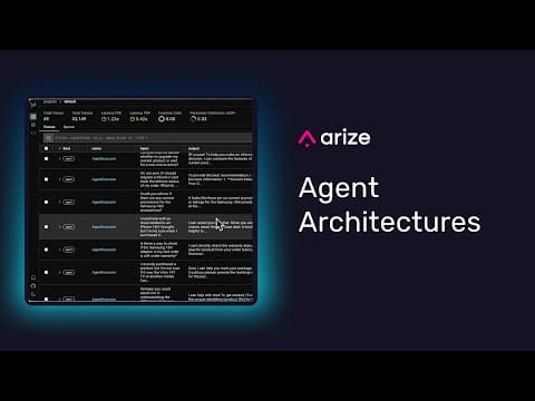 AI Agent Mastery: Agent Architectures thumbnail