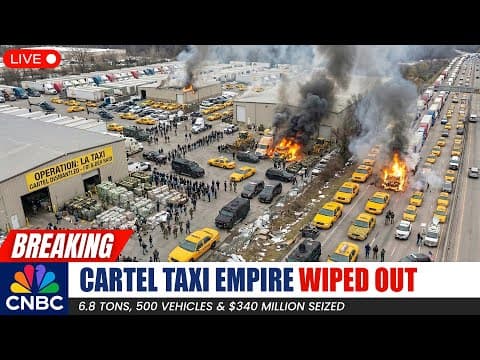 1 MIN AGO: DEA & FBI STORM Los Angeles Taxi Empire — 6.8 Tons, 500 Vehicles & $340 Million SEIZED thumbnail