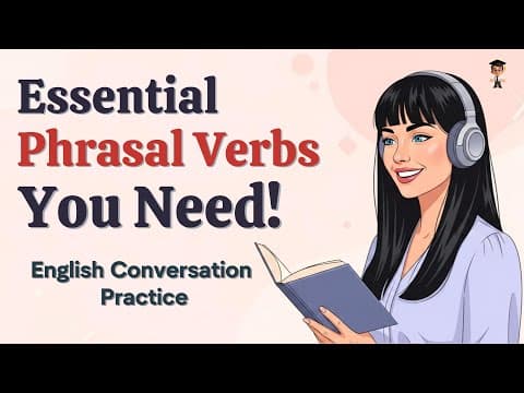How to Use Phrasal Verbs in Daily English | Everyday English Conversation Practice | English Podcast thumbnail
