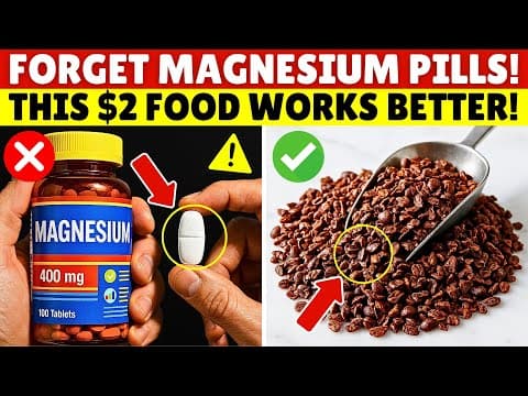 Stop Buying Expensive Magnesium Pills! This $2 Food Works 16x Better | Senior Health Tips thumbnail