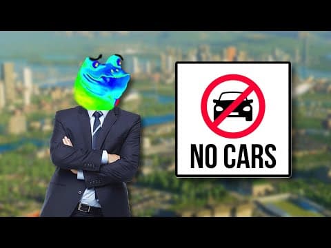 "Beating" Cities Skylines 2 with No Cars thumbnail