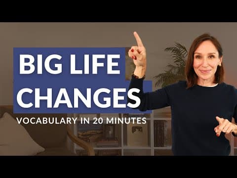 Better English Conversations | Major Life Changes — Moving, New Jobs & Starting Over thumbnail
