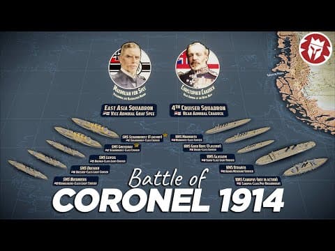 Battle of Coronel 1914 - British Navy Underestimated the Germans thumbnail