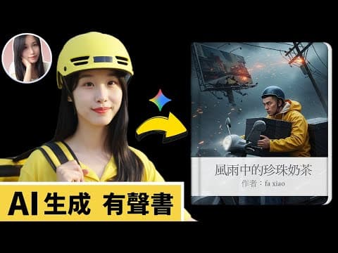 AI有聲書 生成器來了‼️ Google這波直接打趴繪本產業‼️｜Gemini AI教程 thumbnail
