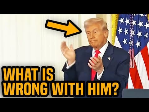 Trump WEIRD new symptom that something is VERY WRONG thumbnail