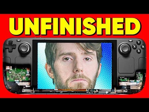 The Steam Deck is Incomplete - SteamOS Software Review thumbnail