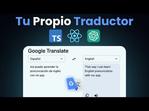 Clon de Google Translate | React, TypeScript, ChatGPT + ViteTest 🌐 thumbnail
