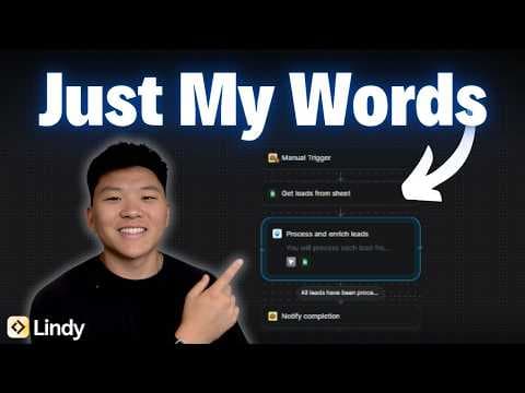 I Built 3 Lead Gen AI Agents Using ONLY My Words (beginner tutorial) thumbnail