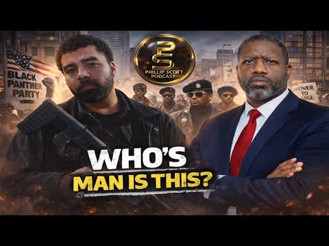 So-Called Black Panther Says What He Will Do To An ICE Agent While Holding A Tool thumbnail
