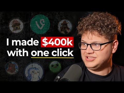 Memecoin Expert: “I Don’t Leave My Room!” This Dumb Method RETIRED My Friend Group thumbnail