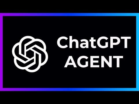 ChatGPT Agent in 6 Minutes thumbnail