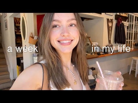 a week in my life vlog thumbnail
