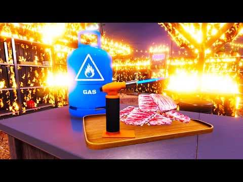 People Order BBQ, I Torched the Neighborhood - Cooking Simulator BBQ thumbnail