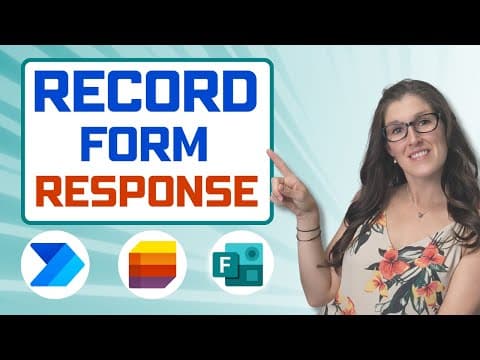 How to Record Form Responses in Microsoft Lists - Power Automate - How to use Microsoft Lists thumbnail