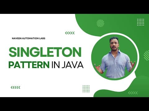 What is Singleton Pattern in Java - How to achieve this? thumbnail